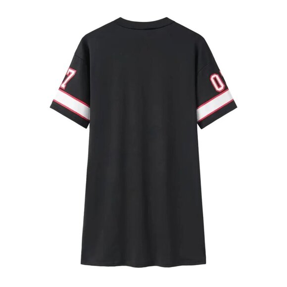 Women's Casual Loose Cotton Linen Dress Sexy Boho Sleeveless V Neck Black Color - Picture 2 of 6